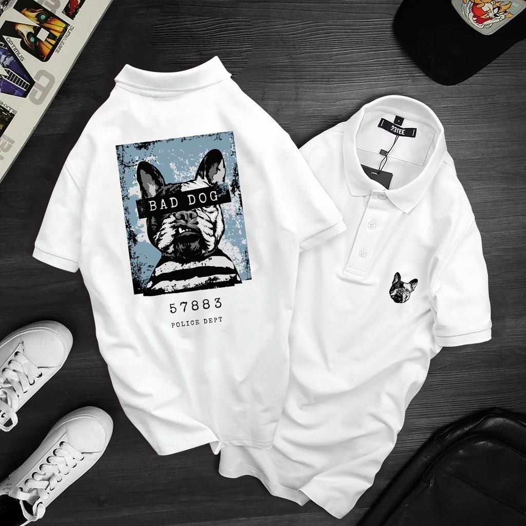 Áo Polo chó bull Baddog 23tee | BigBuy360 - bigbuy360.vn