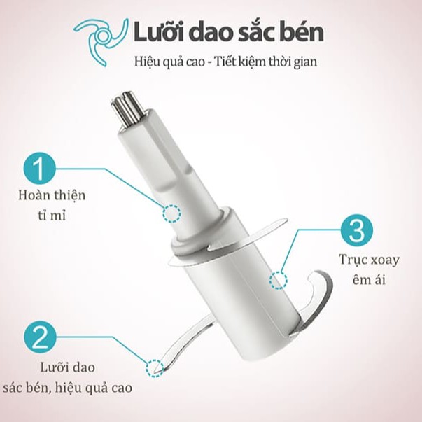 Máy Xay Đa Năng Xay Ăn Dặm Cho Bé BEAR QSJ-B02Q1 Dung Tích 0,6L [CMART GIA DỤNG TIỆN ÍCH]