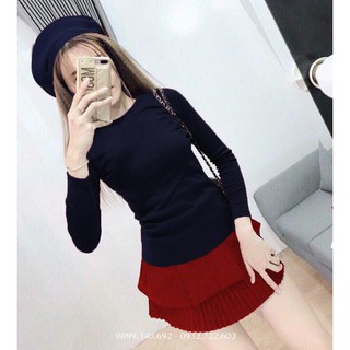 Áo Body Tay Dài Thun Gân
