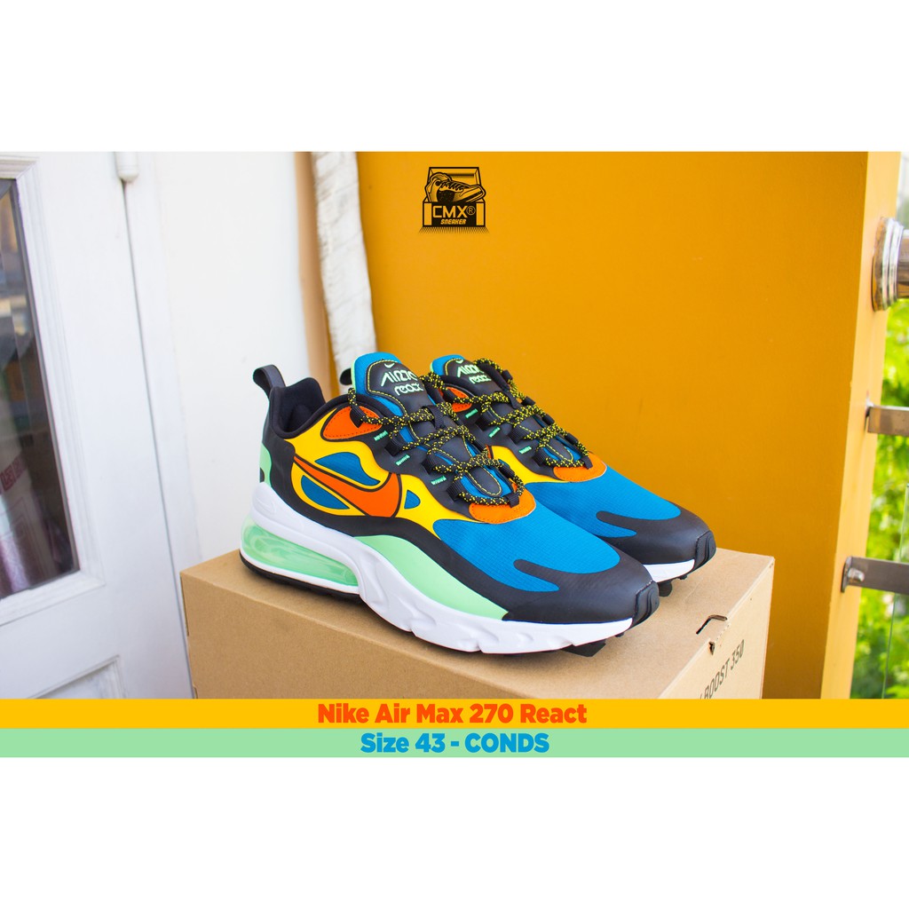 😘 [ HÀNG CHÍNH HÃNG ] Giày Nike Air Max 270 React Multicolor ( CZ7869-300 ) - REAL AUTHETIC 100%