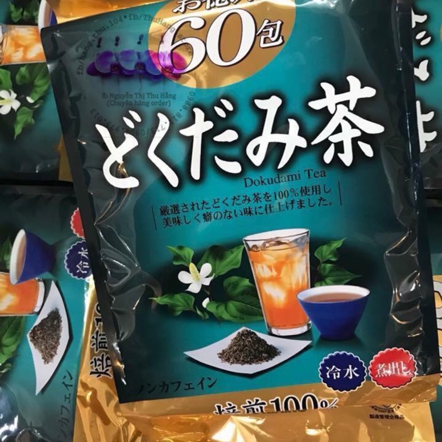 Trà diếp cá Orihiro bịch 60 gói