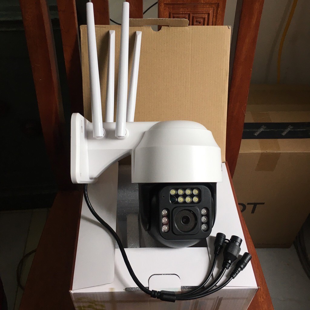 [Mã 267ELSALE hoàn 7% đơn 300K] Camera yoosee ngoài trời PTZ 3.0 MPX mắt nhện | BigBuy360 - bigbuy360.vn