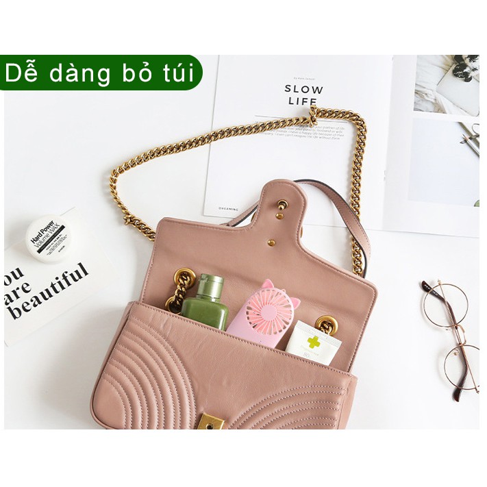 [FREESHIP] Quạt cầm tay MINI FAN siêu mát với 7 cánh quạt tiện lợi thích hợp mang đi du lịch ngày hè | BigBuy360 - bigbuy360.vn