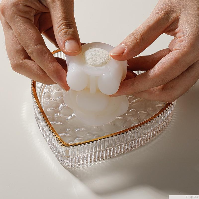 Khuôn silicone làm đá viên hình gấu Teddy sáng tạo