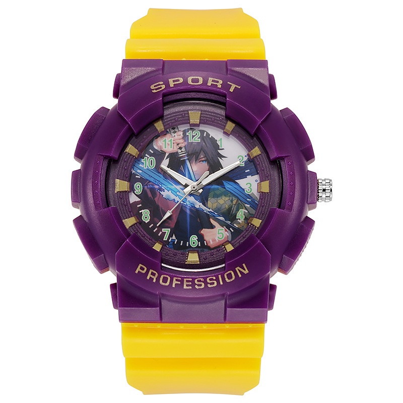 CASIO Hq3 Đồng Hồ Điện Tử Đeo Tay 20M Đèn Led Chống Thấm Nước In Hoạt Hình One Piece Luffy Dễ Thương Cho Bé Thích Hợp Làm Quà Tặ