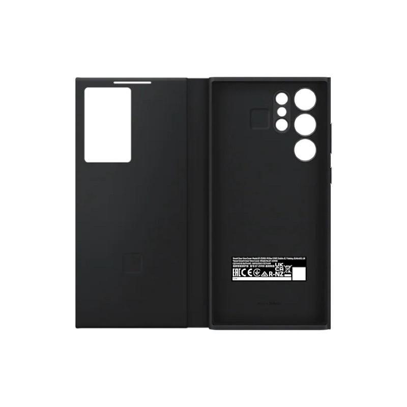 Bao Da Cho Điện Thoại Galaxy S22 Ultra Smart Clear View Cover - Hàng Chính Hãng -TechWatchVN