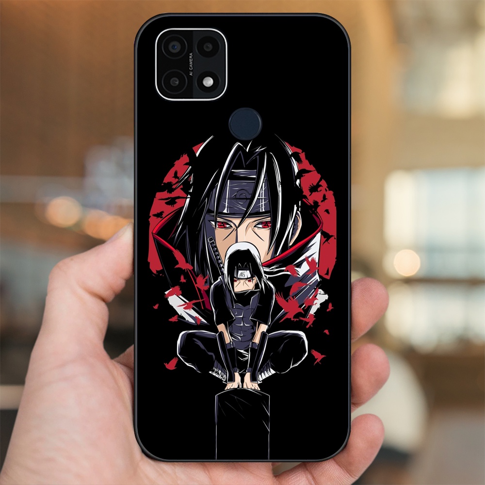 Ốp lưng Oppo A15, A15s viền đen in hình Uchiha Itachi Naruto