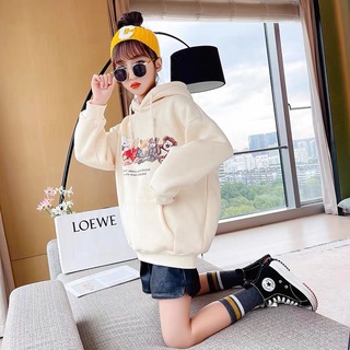 Áo hoodie bé gái-bé trai thời trang thu đông ấm áp đi học được cho trẻ em