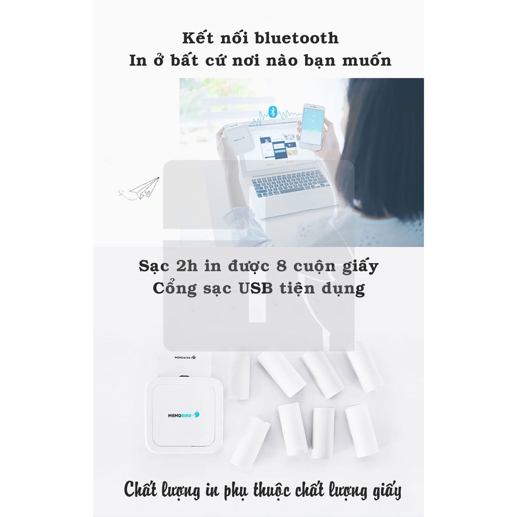 Máy in ảnh mini Memobird (Máy in ảnh lấy liền)