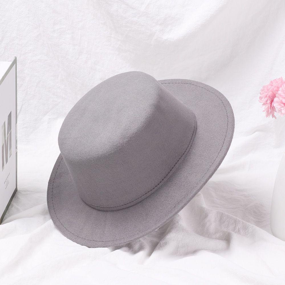 SUMU Mũ Fedora Rộng Vành Phong Cách Cao Bồi Vintage Cho Nam Nữ