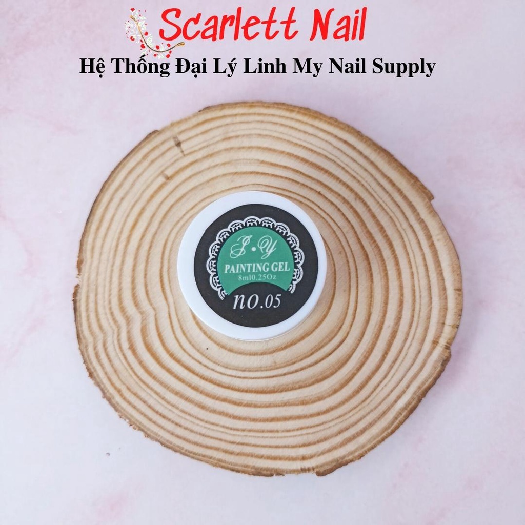 Set 12 Màu Gel Vẽ Loang - Trang Trí Móng Không Vón Cục