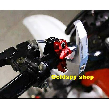 Pat Gắn Chống Đổ Nhôm CNC -Cùm phuộc, pát kẹp phuộc, cùm ghi đông gắn đèn trợ sáng