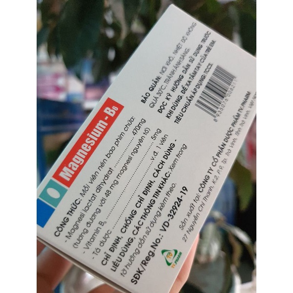 Magnesium B6 Magie B6 TVPharm - Đông Anh Pharmart