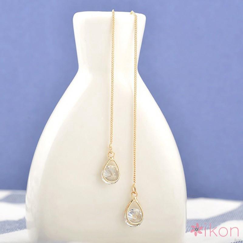 Hoa tai dáng dài thiết kế thanh lịch cho nữ