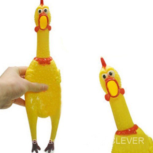 Bộ 5 đồ chơi ná bắn dính tường hình chú gà vui nhộn