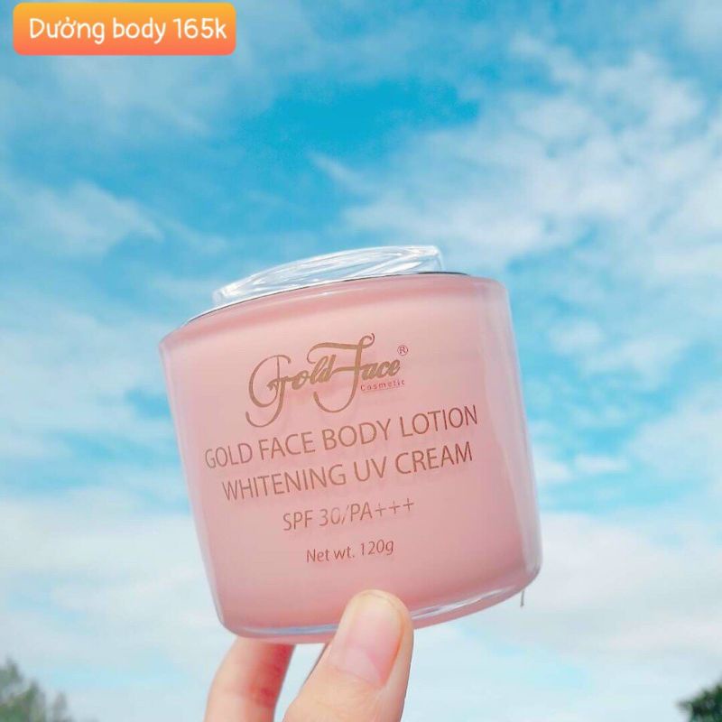 Dưỡng body gold face hàng cty