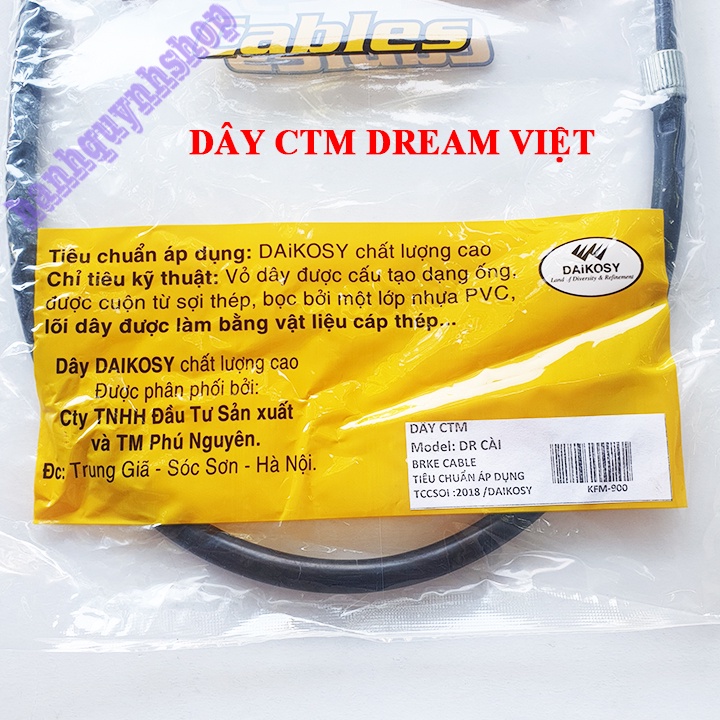 Dây công tơ mét Dream Việt chính hãng Honda
