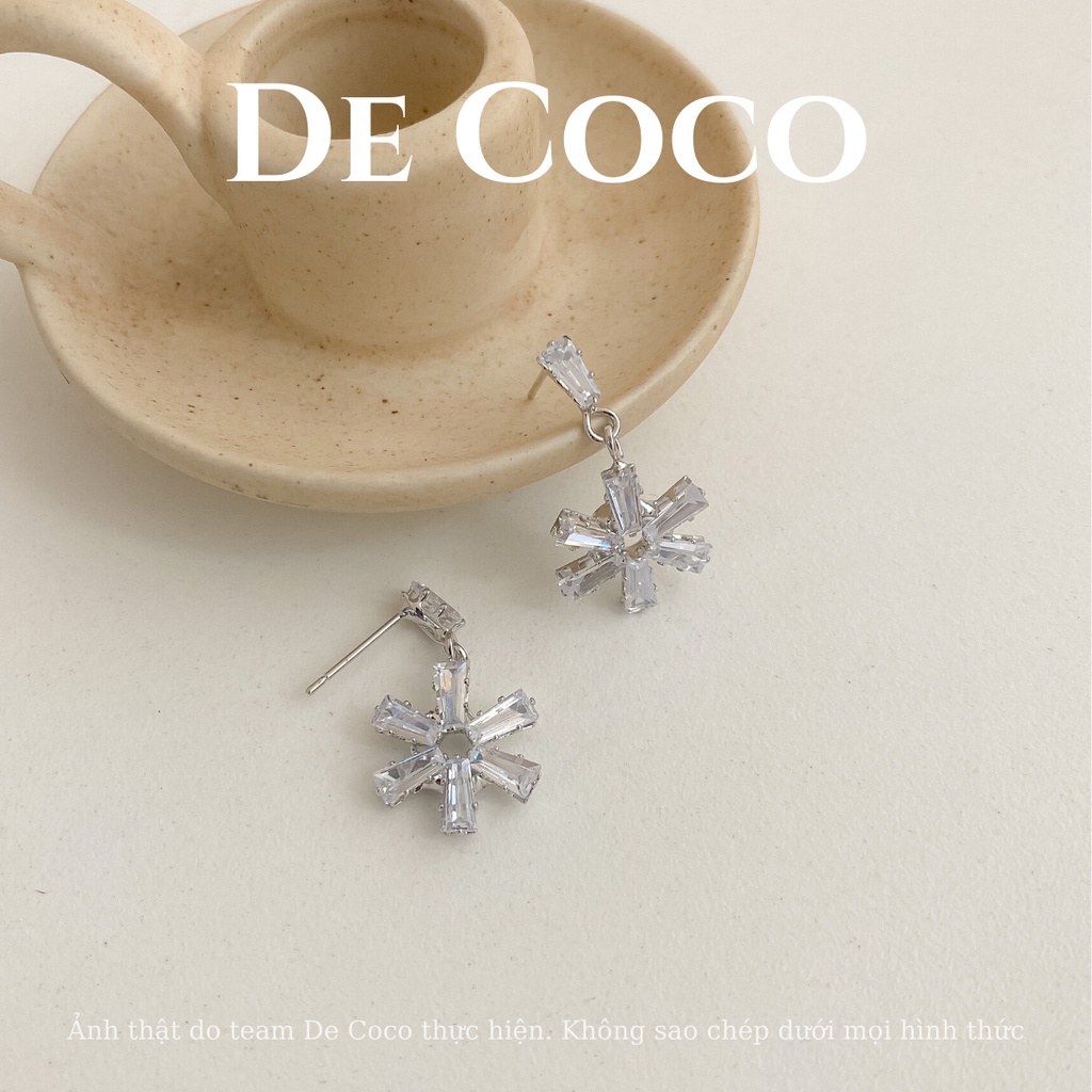 Khuyên tai bông tai bông hoa Fleur De Coco