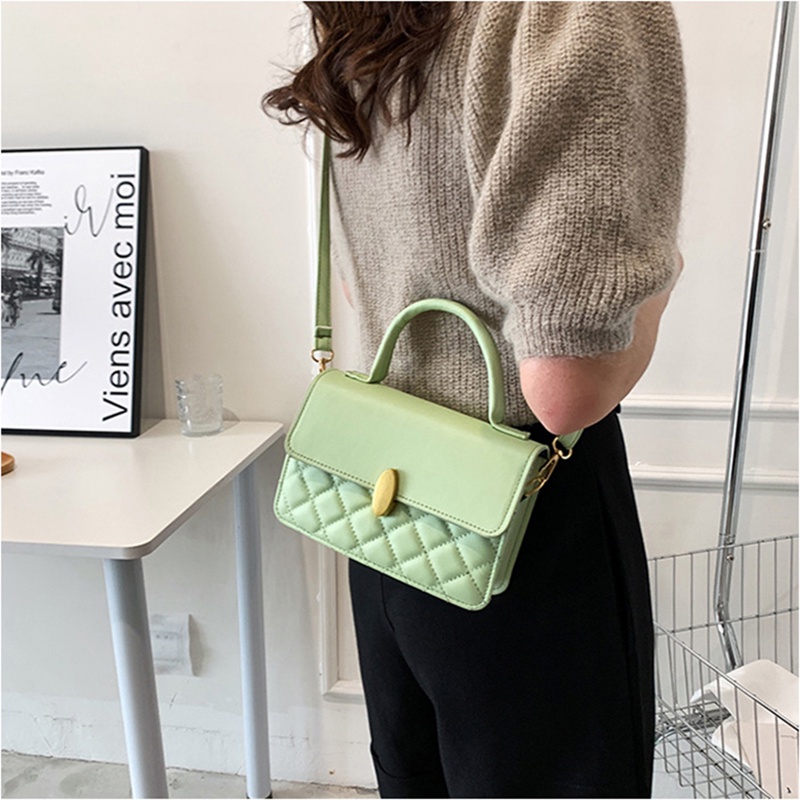 IELGY Túi Đeo Vai Dáng Vuông Nhiều Màu Thời Trang Cho Nữ