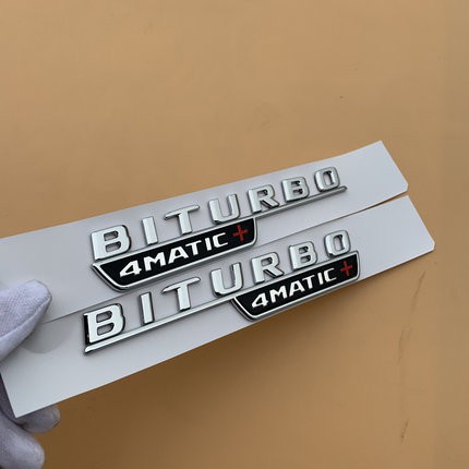 Miếng Dán Chữ AMG Trang Trí Đuôi Xe Hơi Mercedes-BENZ AMG C63 V8 BITURBO W204 W205 C43 C300 C250