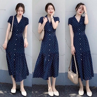 Đầm lụa bi xoè cánh dơi m.l.xl