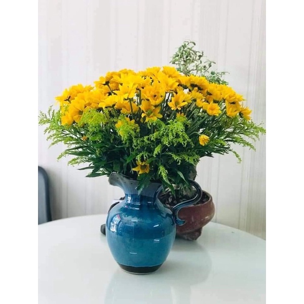 Bình hoa lọ hoa bình sữa tay cầm dáng thiên nga