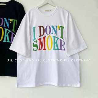 Áo Thun Bigsize Cotton I DON'T SMOKE ( ảnh thật cận chất )