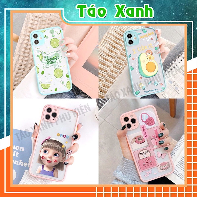 Ốp Lưng Iphone Basic Camera In Hình Siêu Cute Lưng Nhám