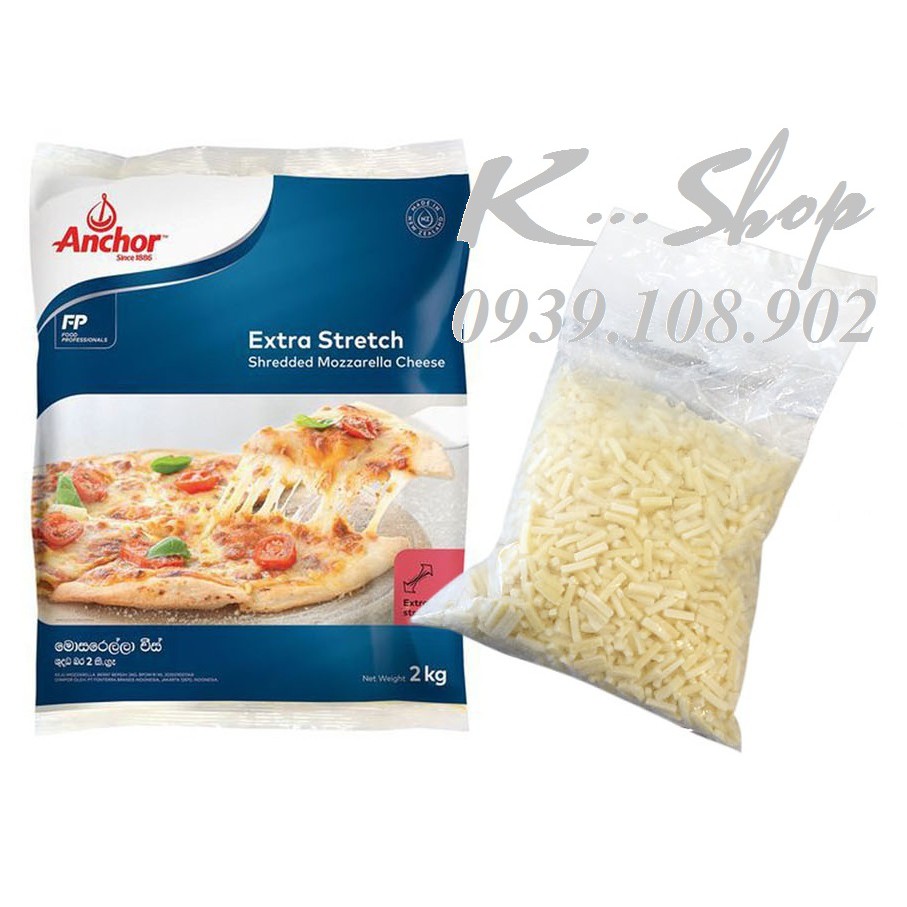 Phô Mai Mozzarella Anchor Bào Sợi 250g / 500g / 1 Kg