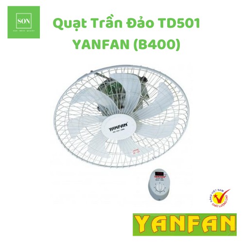 Quạt trần đảo YANFAN TD501 Chuyển Hướng Xoay Vòng Cánh 7 Lá