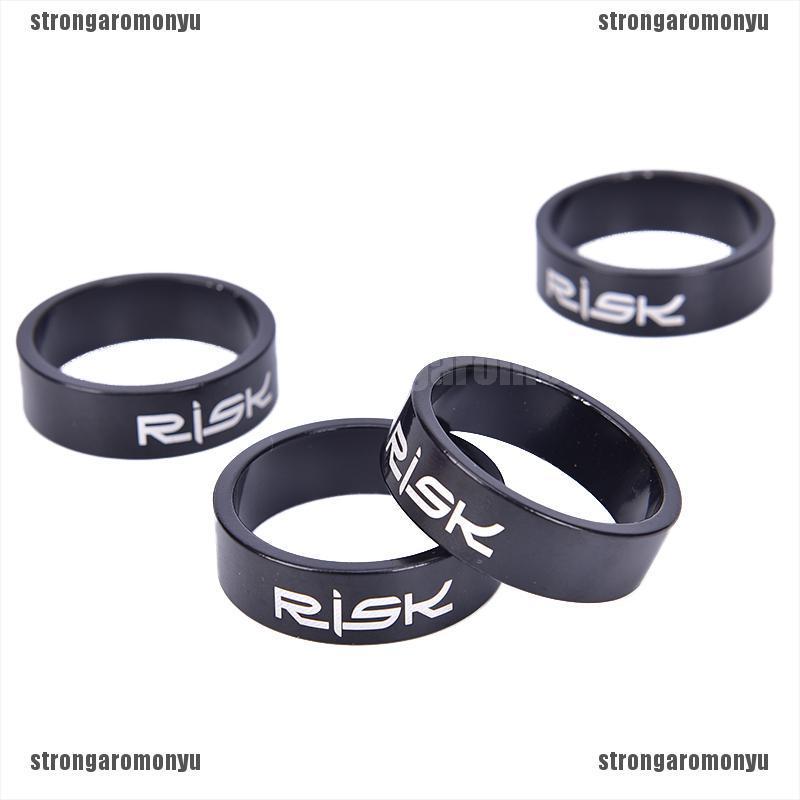 4 Vòng Chêm Cổ Xe Đạp Bằng Hợp Kim Nhôm 5 / 10mm