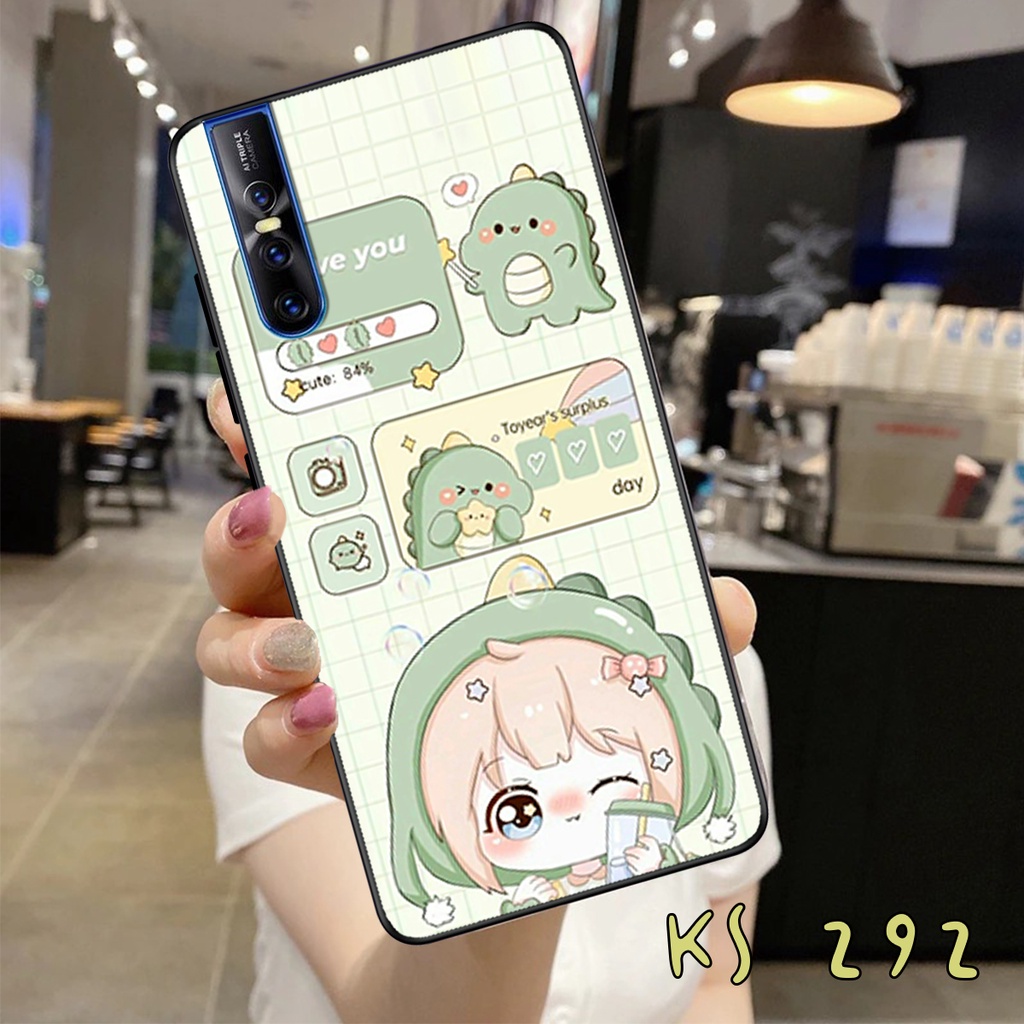 Ốp lưng Vivo V15 - Vivo V15 Pro - Vivo V17 - Vivo V17 Pro - Ốp in hình khủng long,dinosaur dễ thương