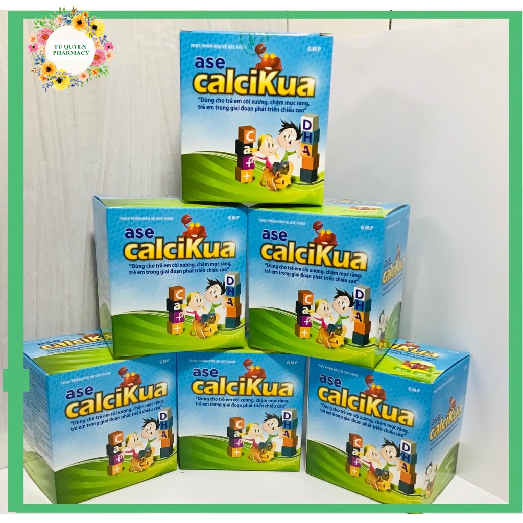 CalciKua Bô sung canxi, vitamin D3 Hộp 10 gói x 3 gam