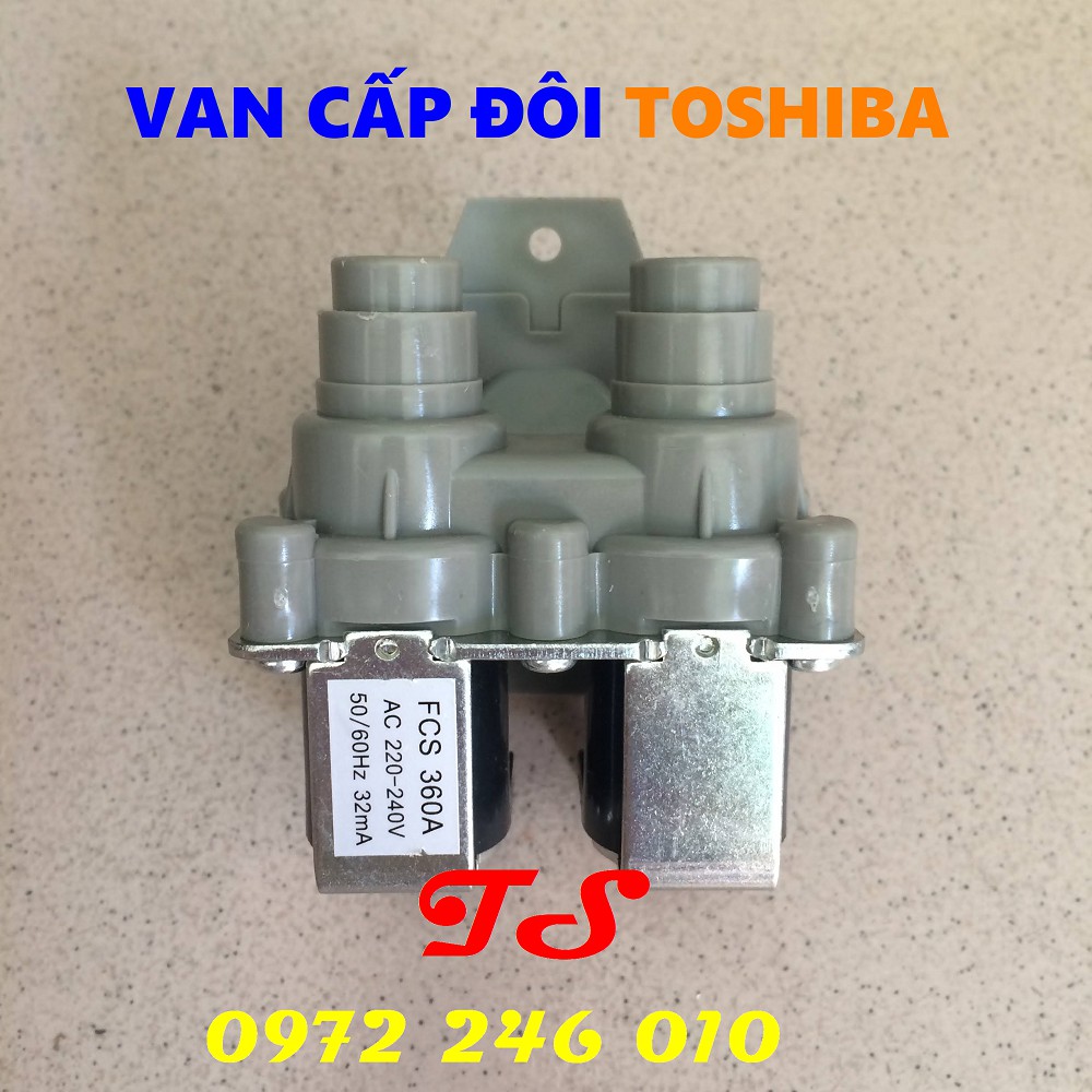 Van cấp nước đôi Toshiba [RẺ VÔ ĐỊCH]