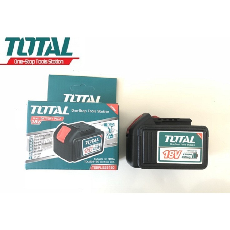 18V PIN LI-ON TOTAL TOBPLI228180 PHÙ HỢP MÁY KHOAN TDLI228180