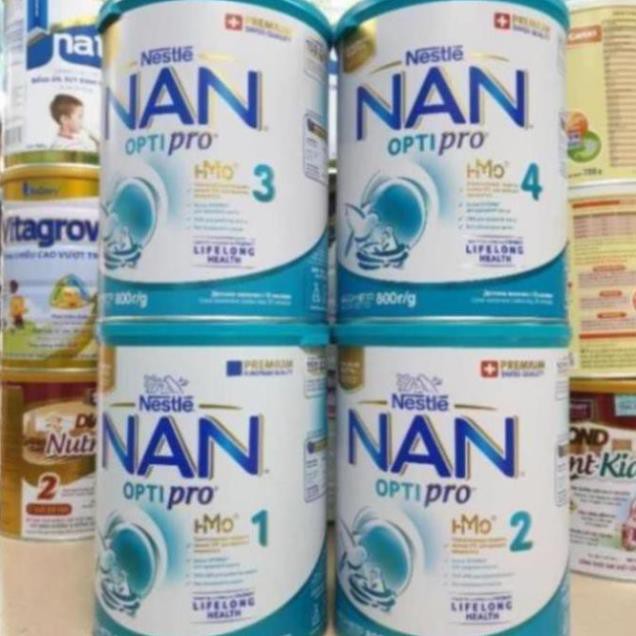 [Đóng thùng carton+Chèn xốp] Sữa Nan Nga đủ số 1,2,3,4 800g Date update mới nhất