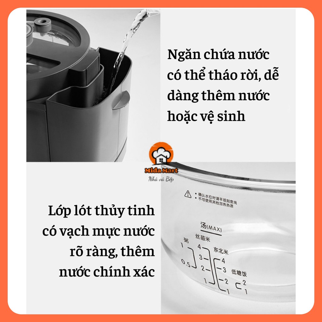 🔥 NỒI CƠM ĐIỆN 3L ĐA CHỨC NĂNG CHÍNH HÃNG JOYOUNG F30S-S160 BẢO HÀNH 6 THÁNG 🔥