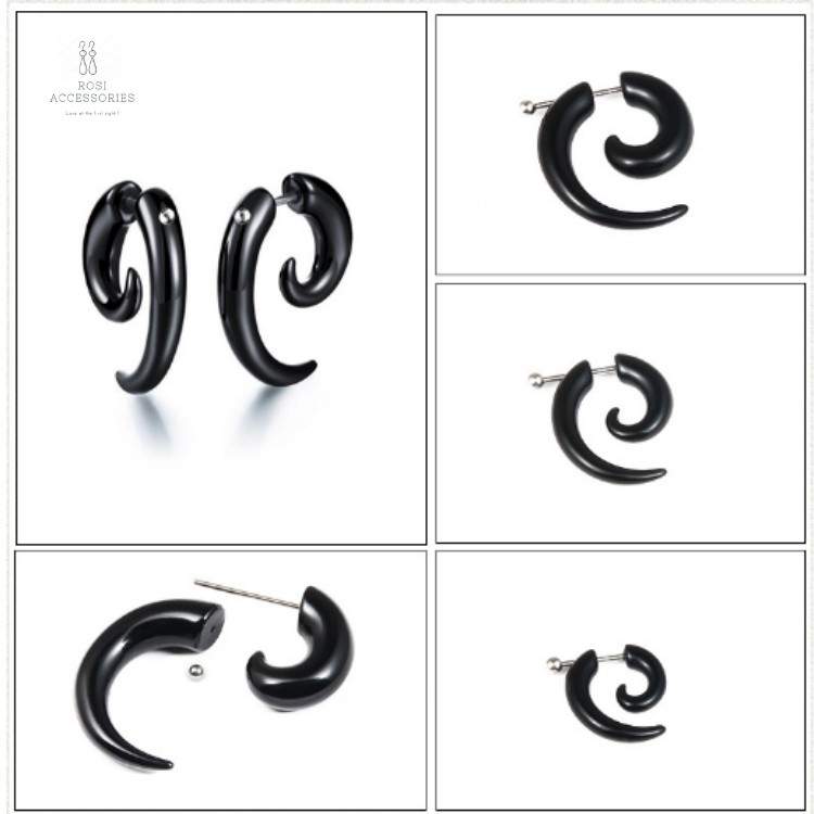 Khuyên Tai Nam Nữ Cá Tính, Khuyên Tai Horn Earrings (1 Chiếc)