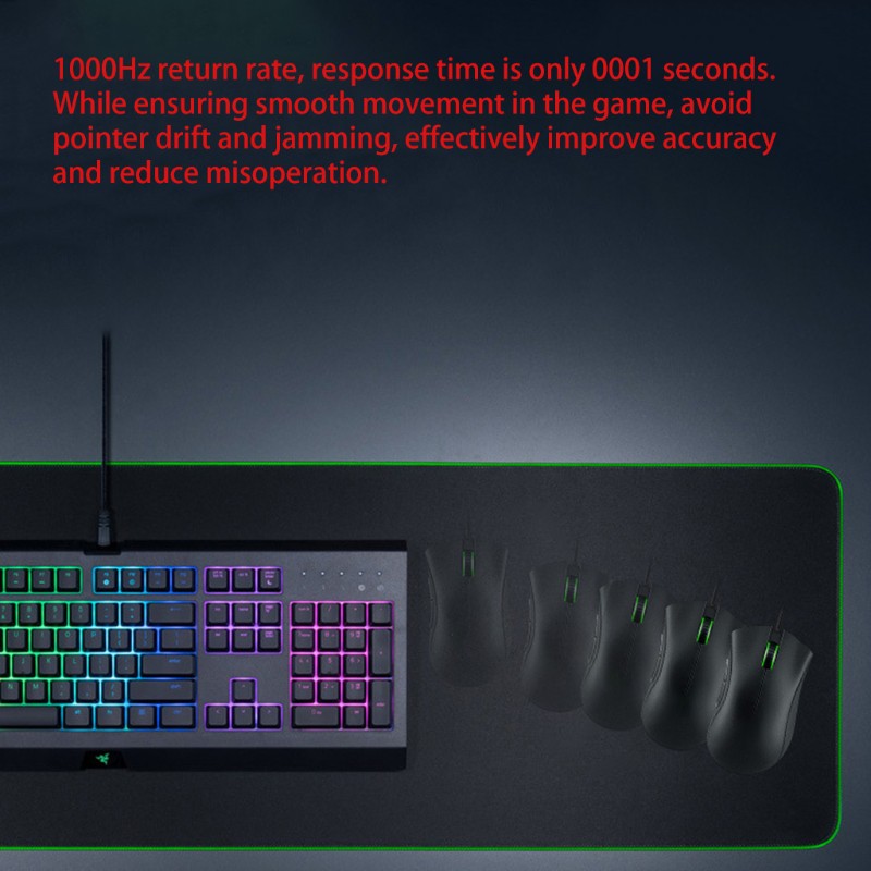 Chuột quang chơi game 6400dpi 5 nút bấm chất lượng cao dành cho Laptop PC