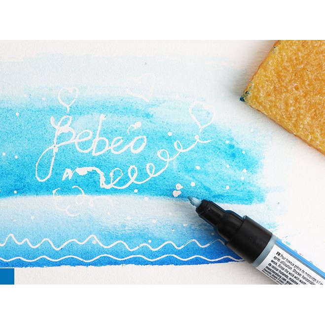 Keo chặn màu nước hãng Pebeo dạng bút Drawing Gum Art Masking Fluid