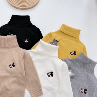 Áo len cổ lọ hàng cao cấp cho bé