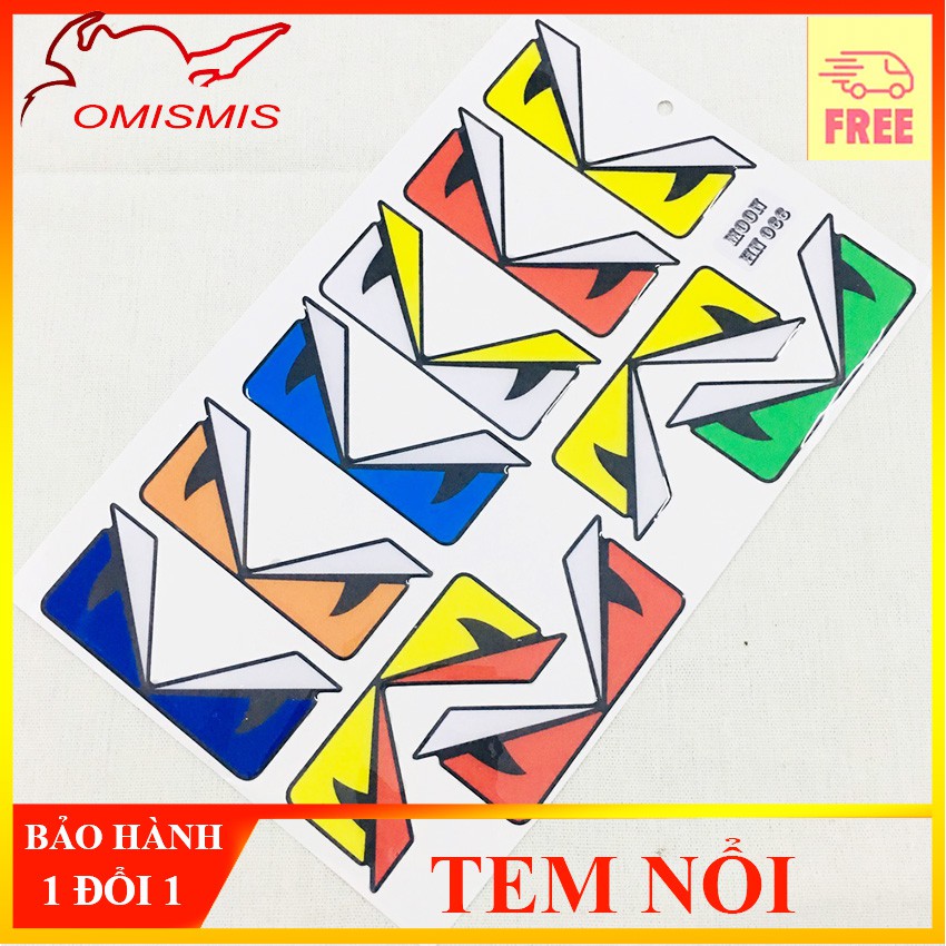 [TEM NỔI] BỘ TEM NỔI, DECAL, STICKER, TEM TRANG TRÍ XE RIDE IT