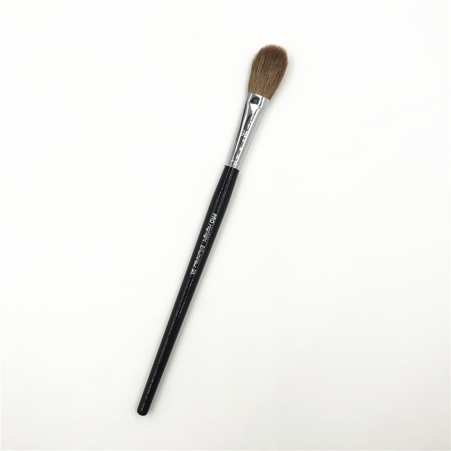 Cọ trang điểm tán phấn bắt sáng chuyên dụng số 98 bằng lông dê tay cầm dài màu đen cao cấp