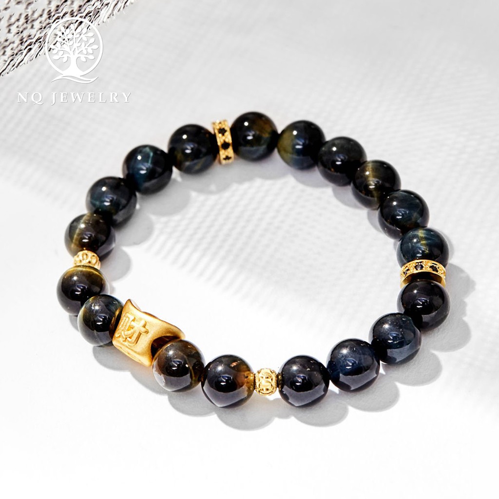 Vòng tay charm nén vàng - NQ Jewelry