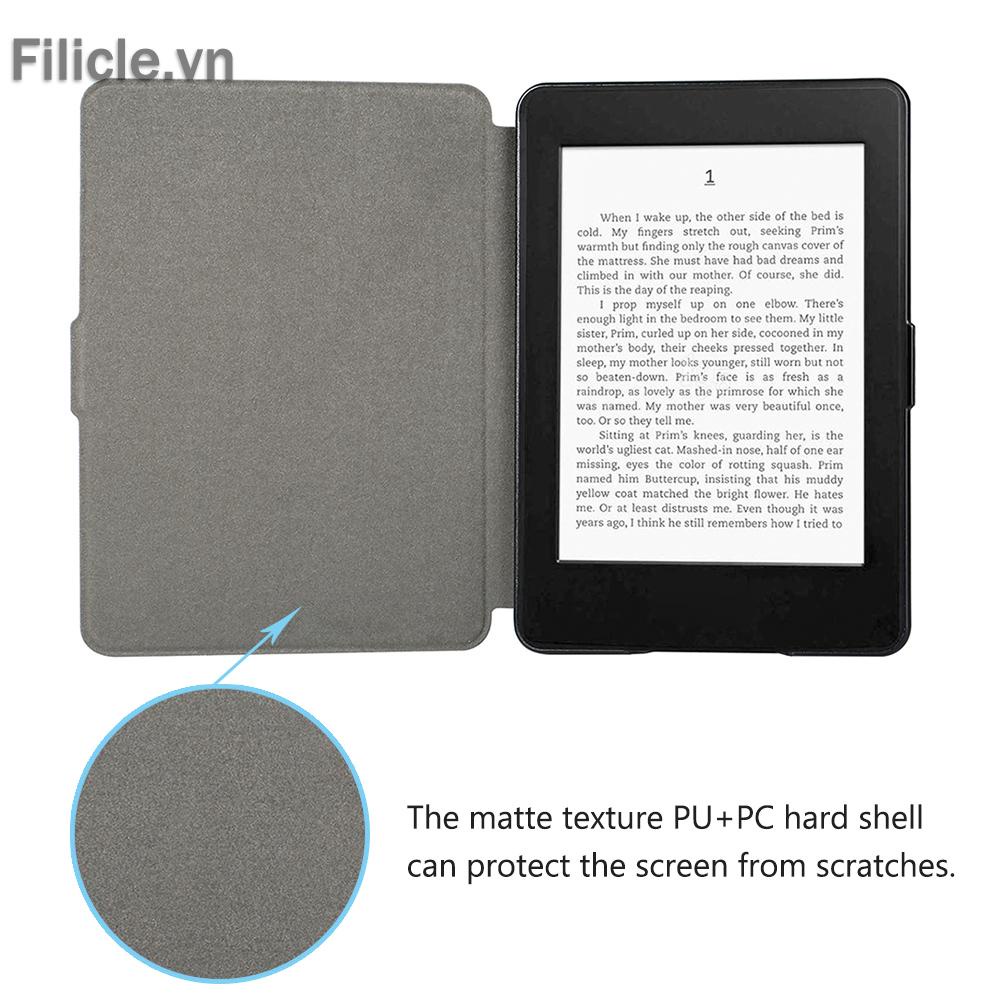 Bao da PU + PC cứng thời trang sang trọng cho Kindle Paperwhite 4 2018 Gen 10 PQ94WIF E-book