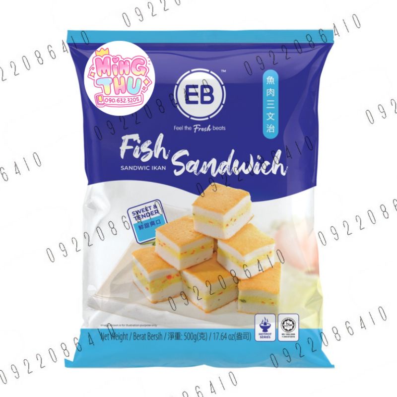 Sandwich cá hồi Malay 500g