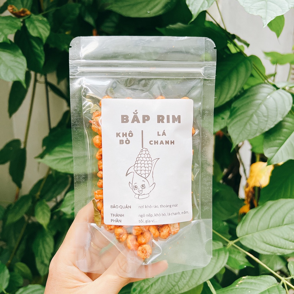 Ngô cay xóc mắm zip dùng thử 60gr giòn tan cay nhẹ