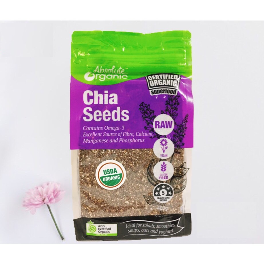 Hạt Chia Organic Úc 400gr