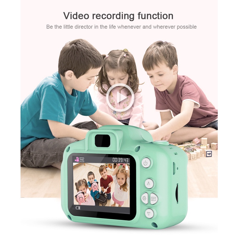 Hình ảnh Máy ảnh kỹ thuật số2 inch mini 1080p kèm phụ kiện dễ thương xinh xắn dành cho bé #9