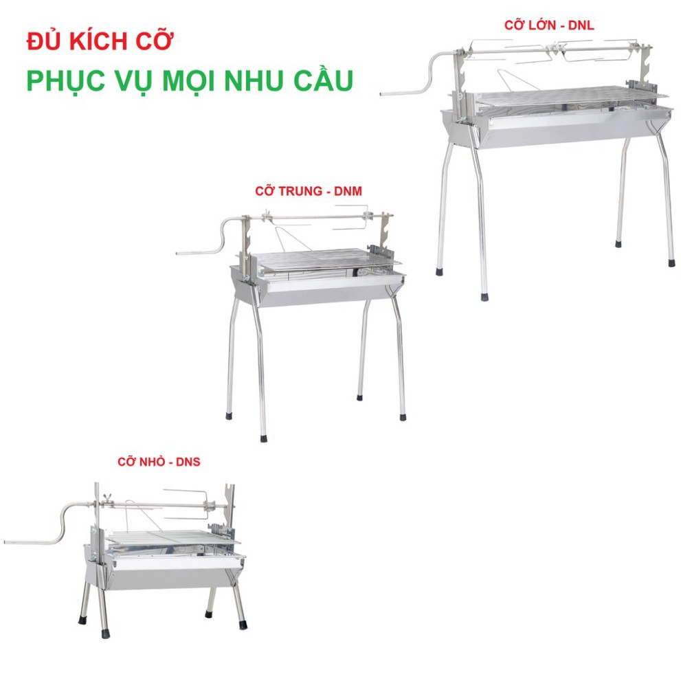 Bếp nướng than hoa đa năng TOPV: Nướng 2 trong 1, lò nướng than Inox bền sạch, lò quay vịt gia đình, bếp nướng than DNS